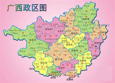 中国广西地图|广西电子地图